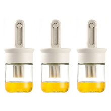 Adjustable Oil Brush Sauce Dispenser, Kitchen Cooking and Grilling Brush Kitchen Tools