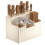 Wall Mounted Kitchen Utensil Storage Rack Large Capacity Chopstick Storage Rack Creamy-White 1