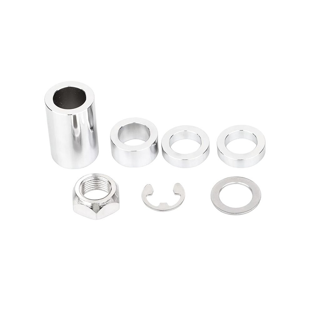 Chrome Rear Axle Spacer Kit For Softail Flst Fsxt 2008- Classic Flstc 6031203010415