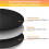 36" Round Fire Pit Mat Double Sided Fireproof Silicone Grill Mat, Heat Resistant, Waterproof & Oil-Proof Deck Protector 2