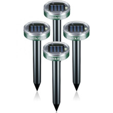 Répulsif pour animaux pour la protection du jardin, lutte antiparasitaire sans cruauté à ultrasons et à énergie solaire, répulsif sonique