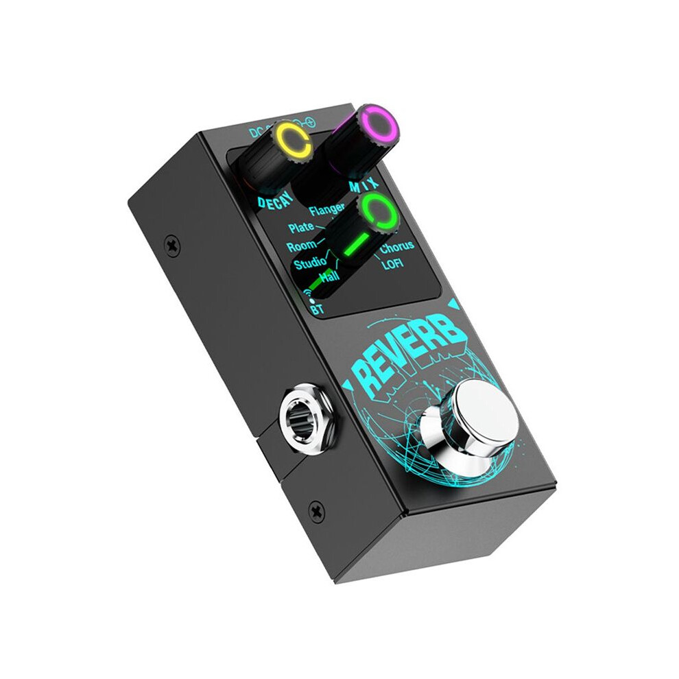 New 5.4 Effector Guitar Reverb Effector Single-Block Reverb Effector Reverb Colorful Visual Light 6031379123803