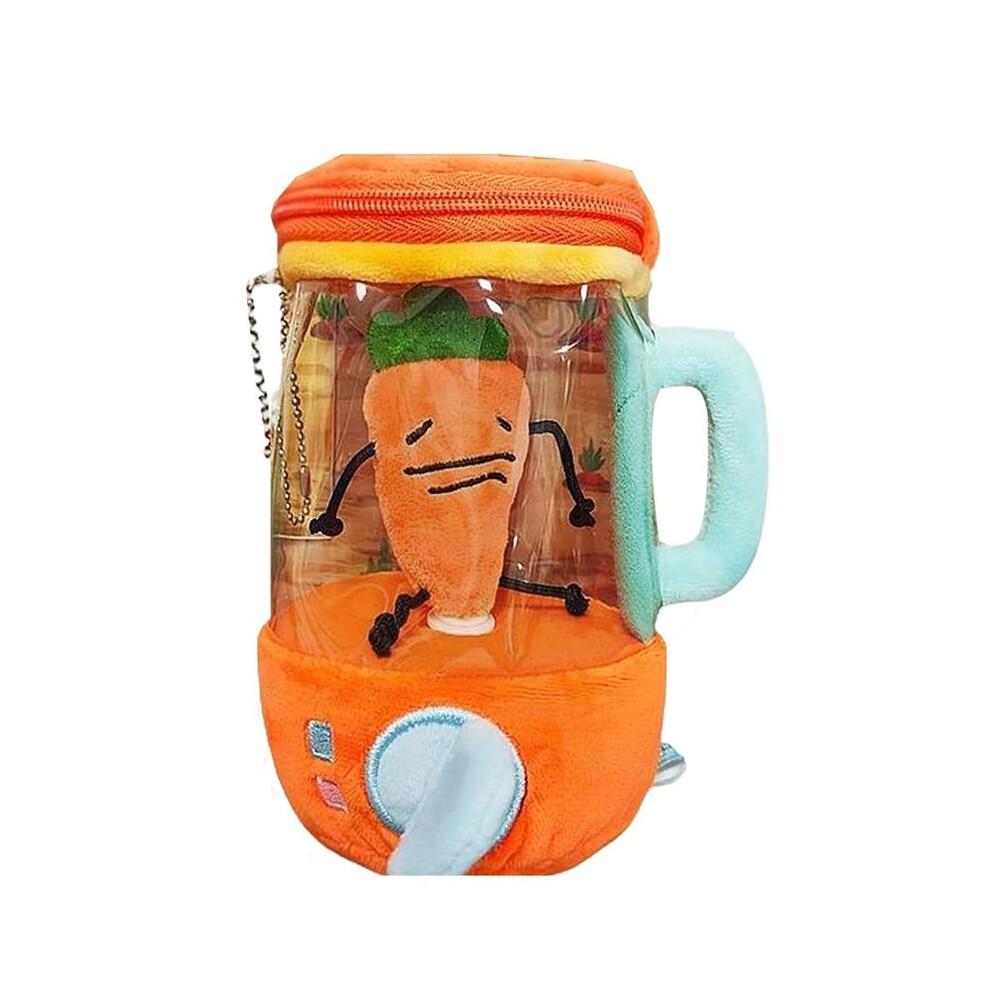 Plush Carrot Juicer Toy,Carrot Juicer Plush Toy,6 Inch Carrot Blender Plush, Fun Drawstring Rotating Plush Toy, Rotating 4712627189803