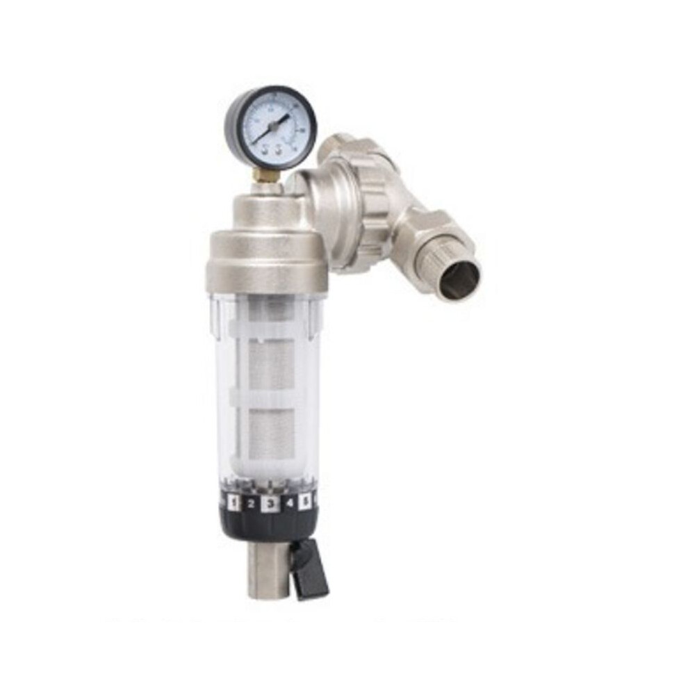 Whole House Central Filter 360 Degree Universal Rotating Valve Filter Reusable Sediment Water Filter 6-Point Joint 4711928009766
