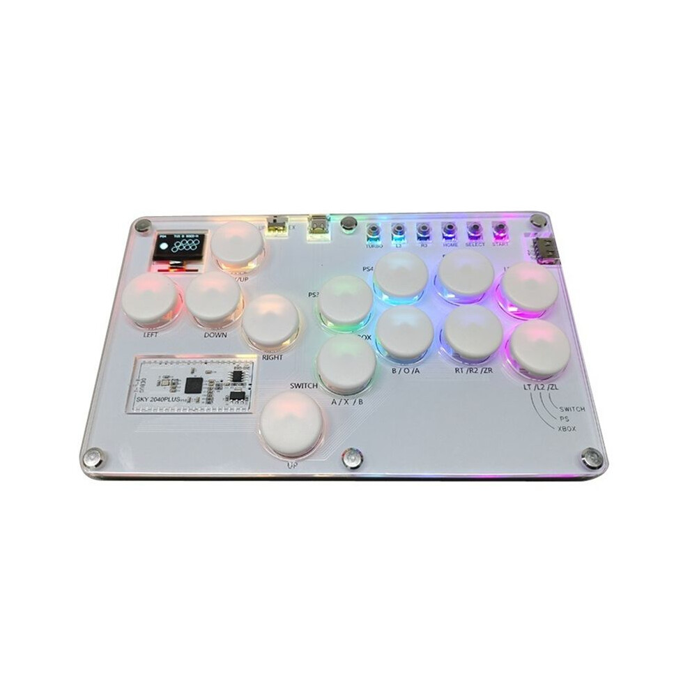 Photos - Gamepad SKY2040PLUS 13-Key Arcade Game Controller Hitbox Street Fighter Controller Rodless Game Combat Stick Mechanical Button D
