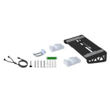 For PS5 Wall Mount Charging Station with Headset Holder, Wall Charger Stand for PS5 & PS5 Slim, Disc & Digital