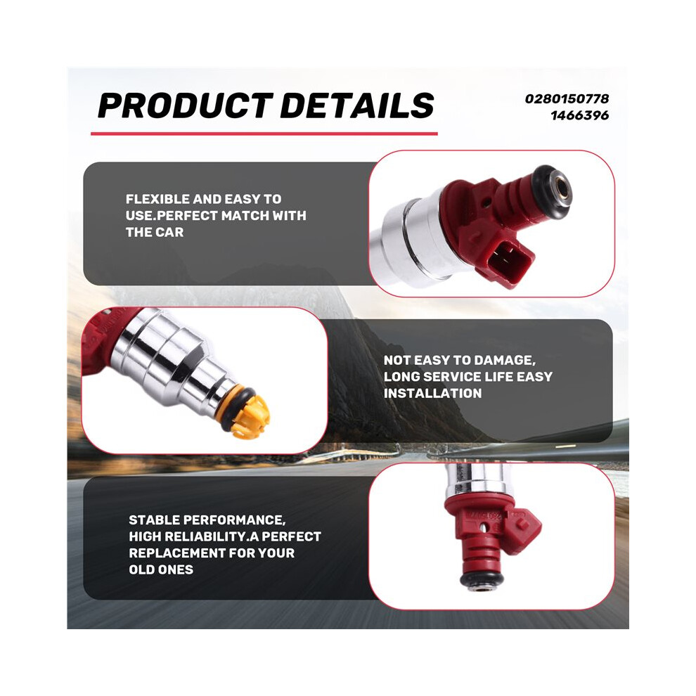 8Pcs Fuel Injectors 0280150778 For 740I 740Il 840Ci 530I 540I 3.0L 4.0L 4.4L V8 1993-1998 6031925042534