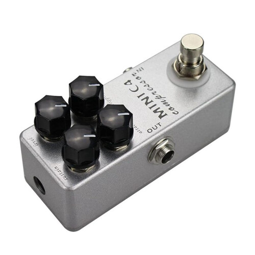 MOSKYAUDIO  C4 Kompressor Gitarreffektpedal True Bypass för Elgitarrtillbehör 1