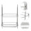 Microscope Slides Rack 26 Positions Stainless Steel Staining Rack Silver Tone for Research Experiments 4