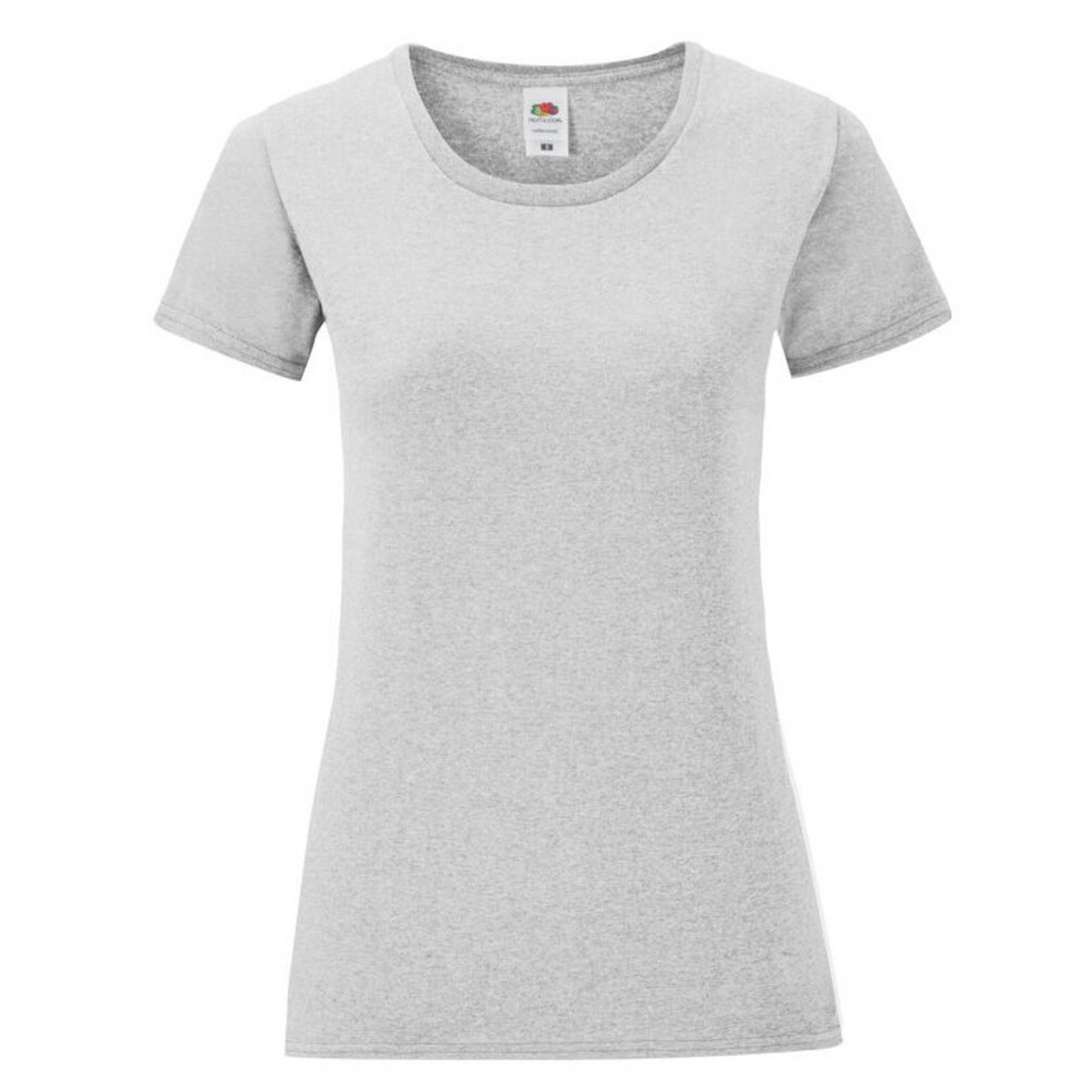 Fruit Of The Loom (M, Heather ) Womens/Ladies Iconic 150 T-Shirt Grey