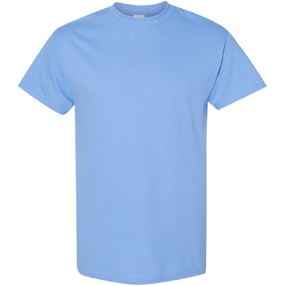 Gildan (3Xl, Carolina ) Mens Heavy Cotton Short-Sleeved T-Shirt Blue
