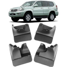 Compatible New Splash Guards Mud Flaps Compatible with 2002-2009 Toyota Land Cruiser Prado FJ12 120