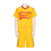(Yellow / 1set, XXXL) Dodgeball Cosplay Costume Yellow Set Unisex Hot Movie Outfit Sports Cosplay Street Style