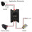 AB20D Dual Power Automatic Transfer  ATS with Auto Digital Display DC5-60V Max 20A/Channel 5