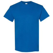 (L, Neon Blue) Gildan Heavy Cotton T-Shirt