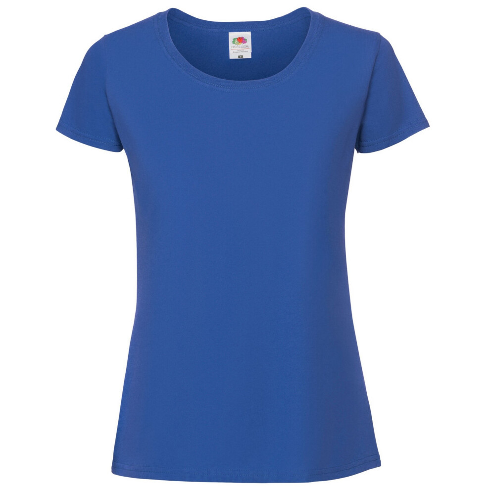 Fruit Of The Loom (M, Cobalt) Womens/Ladies Ringspun Premium T-Shirt Blue,Multicoloured