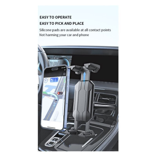 Supporto Universale per Tablet Auto, Si Inserisce nel Lettore CD, per Telefono e Tablet 1
