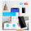 Tuya WiFi US   Stair Switches Touch Sensor LED Lights Interruptor 2way Control   1 Gang US Plug 6