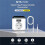 Prise Intelligente avec Thermostat Programmable, Télécommande, Interrupteur D'Alimentation, Application de Contrôle, Commande Vocale, Prise 7