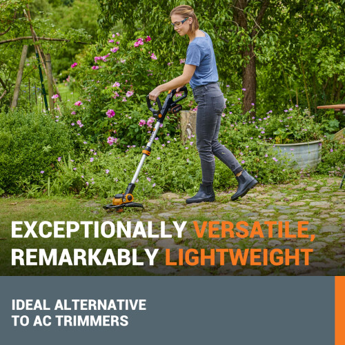WORX WORX WG163E 20V PowerShare Cordless Grass Trimmer 30cm 2
