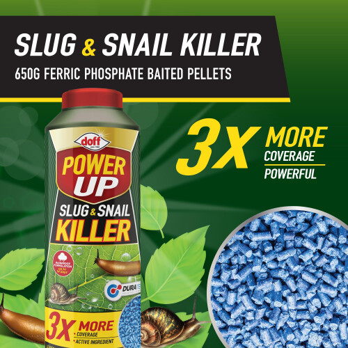 Doff Doff Power Up Slug & Snail Killer - 3X More Powerful, 3X More Coverage Slug Pell 1