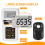 Quantum PAR Meter for Led Grow Lights,High Precision PPFD Meter with 400-700nm Range 4