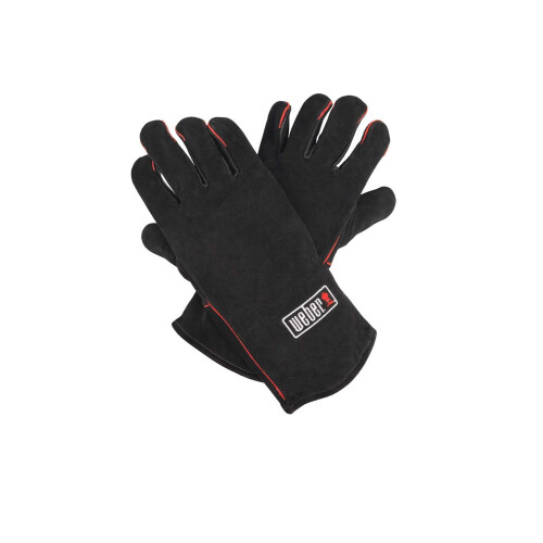 Weber Weber 17896 Leather Glove, Black, 2 Count (Pack of 1) 1