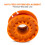 Worx Strimmer Grass Trimmer Spool Replacement - Line & 4 Pcs Spool Caps, Orange 5
