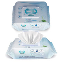 Comfy Life Premium Full Body Cleansing Wet Wipes For Adults - Large Luxury Fresh