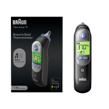 Braun ThermoScan 7 Ear thermometer - Age Precision Technology - Colour-coded Digital Display - Baby and Infant Friendly - #1 Brand among doctors(1)
