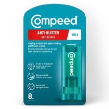 Compeed Anti Blister Stick Balm (8ml) - Blister Prevention Balm for Use On The Feet & Body - Prevents Chafing that Causes Blisters - Invisible, Non-G