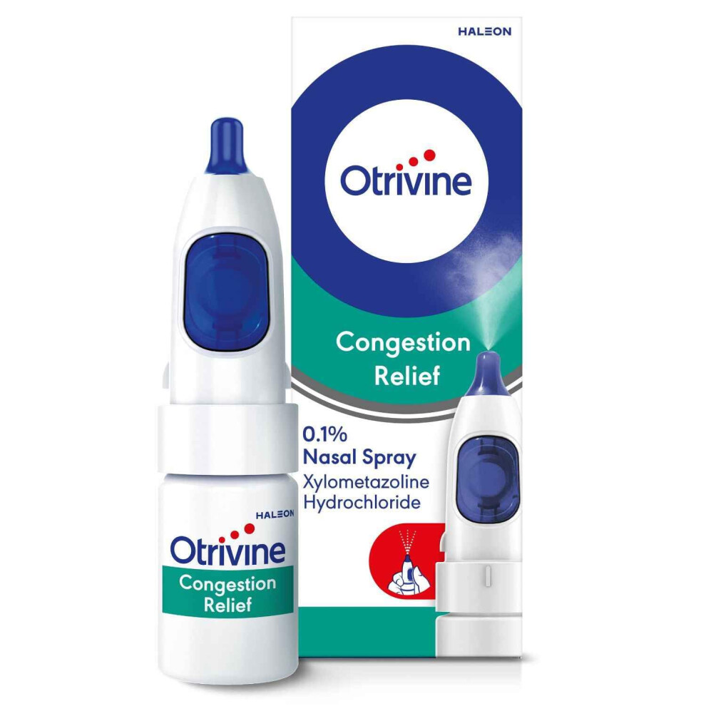 Otrivine Decongestant Nasal Spray, Nose Spray For Congestion &