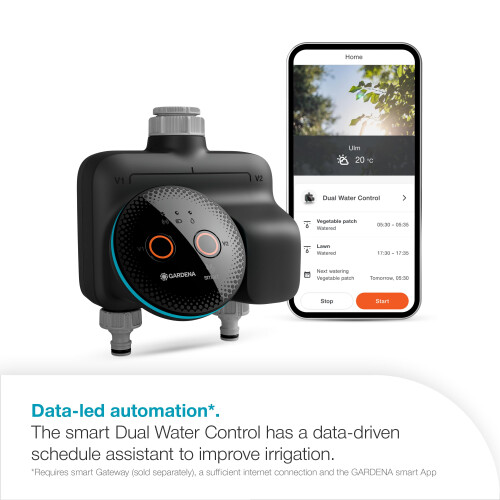 Gardena Gardena smart Dual Water Control water controls; smart: Data-driven irrigation*, 1