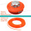 Zeqeey Grass Trimmer Replacement Spool Head M10 x 1.25 Left-hand Thread with 15m 3
