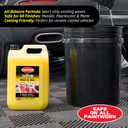CarPlan CarPlan POL102 Car Wash Shampoo and Wax Protective Layer 5L Ph 2