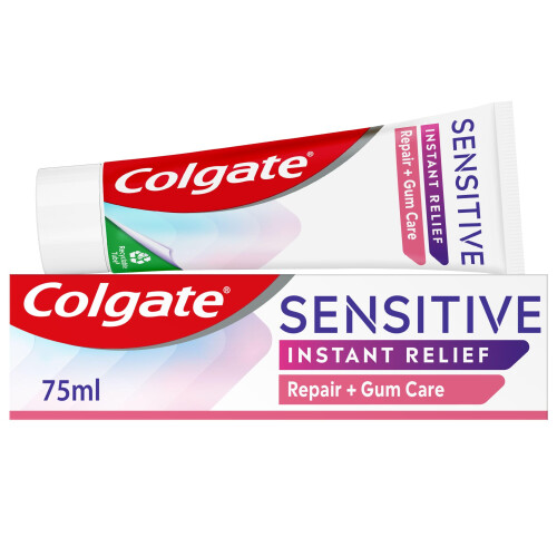 Colgate Colgate Sensitive Instant Relief Repair + Gum Care Toothpaste 75ml |