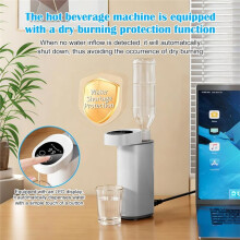 Instant Hot Water Dispenser, 5 Temp Settings (45C-99C) 3S Fast Heating, Compatible with Bottled and Bulk Water UK Plug
