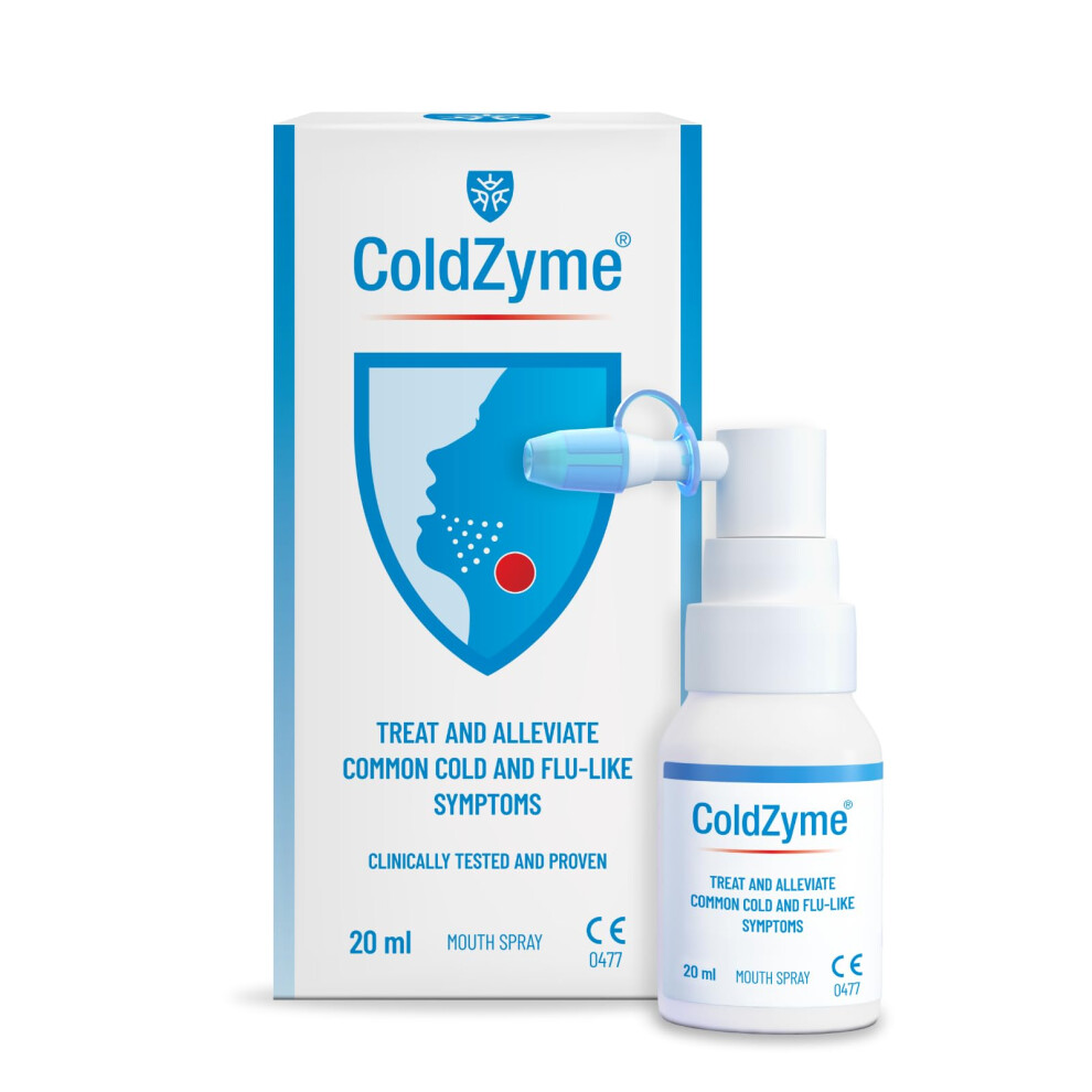 Coldzyme Mouth & Throat Spray Â Reduces A Cold By Up To 4.5 Days | Deactivates Viruses | Use At First Signs (Scratchy Throat, Runny Nose, Malaise, H