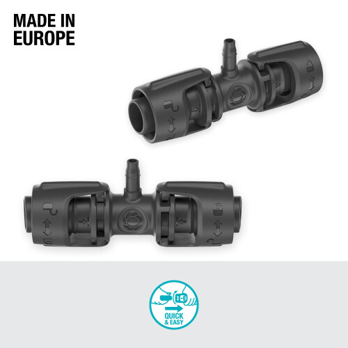 Gardena Gardena Micro-Drip-System Reducing T-Piece: Practical T-Connection for Transitio 1