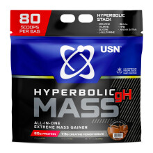 USN Hyperbolic Mass Weight Gainer Protein Powder | Dutch Chocolate |