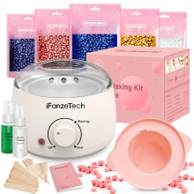 Waxing Kit, Wax Warmer, Wax Pot for Hair Removal: Wax Heater Kit for Waxing, 5 P