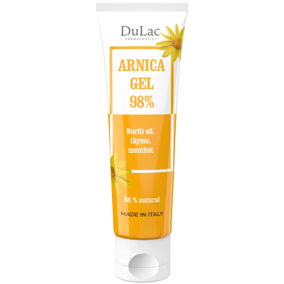 DulãC Farmaceutici 1982 Dulac Â Arnica Gel 98% With Refreshing Effect, 100 Ml, Provides Relief To Muscles And Joints, Arnica With Buriti Oil, Thyme And Menthol, Ideal For M