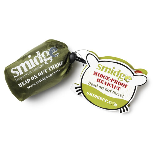Smidge Midge and Mosquito-Proof Super Lightweight Head Net - Green, One Size