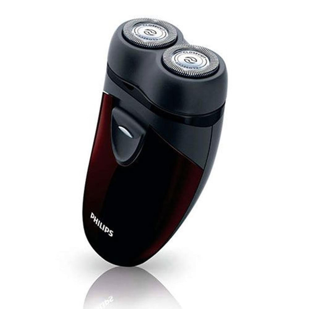 Philips Men's Electric Travel Shaver, Cordless, Battery-Powered Convenient To Carry - Pq206/18