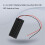 2 x 2 x AAA 3 V Battery Holder Case Box Wire  / OFF  m Cover 3