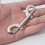 10pcs Scuba Diving Double End Bolt Snap Hook Clips Zinc Alloy Quick Draw Link Carabiner B-Shape Spring Hook 3