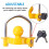 Tevlaphee Trailer Ball Lock Hitch Coupler Towing Lock Adjustable Easy Installati 4