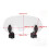 DEWIN Universal Motorcycle Windshield Extension Windscreen Clip Adjustable Windshield Accessories 5