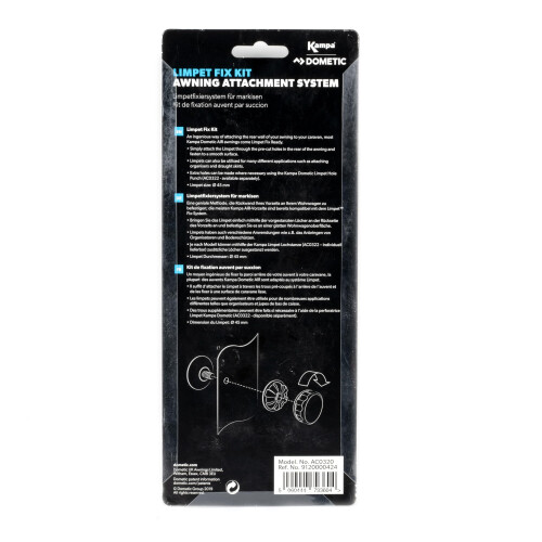 Kampa Limpet Fit System - Pack of 8 1