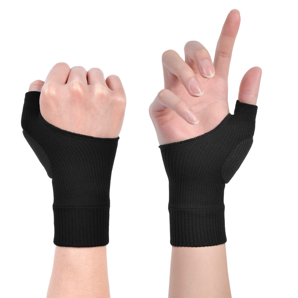 Acwoo Arthritis Gloves, Elastic Wrist Support Thumb Support Brace With Gel, Breathable Comfortable Carpal Tunnel Splint Per Relieves Wrist Thumb Pain